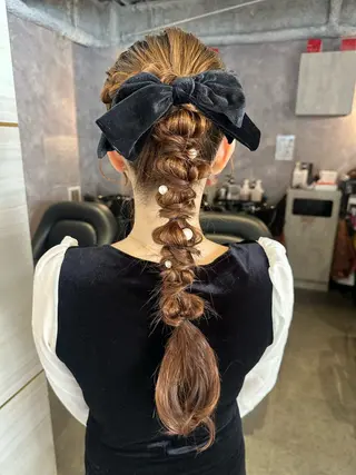 ロング ヘアアレンジ Hina🐣 elubylovisのヘアスタイル