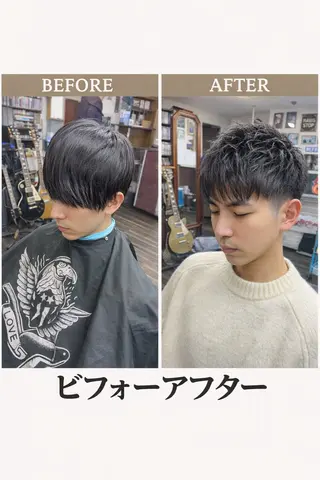 ショート メンズ barber shop LENNON所属・高東 俊介のヘアスタイル