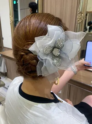 ロング ヘアアレンジ 古川 琴美のヘアスタイル