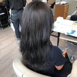 セミロング カラー ヘアアレンジ HAIR STUDIO  buzz所属・金子 富士のヘアスタイル