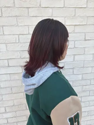 カラー preak 🖤mizuki🖤のヘアスタイル