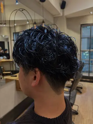 パーマ メンズ メンズカット/ レイヤーカットのヘアスタイル