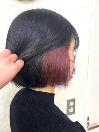 ショート 店長🩷艶カラー 🧡💛リサ🫧のヘアスタイル