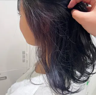 ミディアム カラー mitsuki🎀 ブリーチ/エクステのヘアスタイル