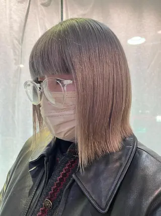 ショート カラー 💖デザインカラー/ タダ ハナカ💖のヘアスタイル