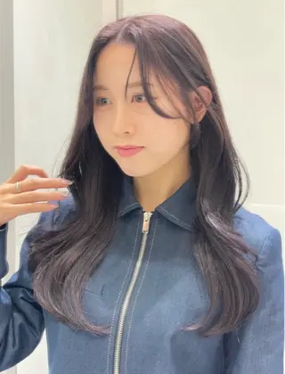 ロング ❤︎︎韓国ヘア❤︎︎ 𝑺𝒉𝒊𝒉𝒐のヘアスタイル
