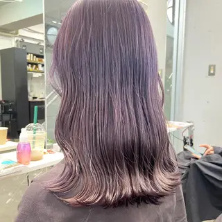 ミディアム カラー ☘️ブリーチ/ハイト ーン/レイヤー/のヘアスタイル