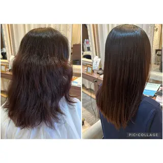 セミロング 🌿美容室イチエ ふしみさな🫧のヘアスタイル