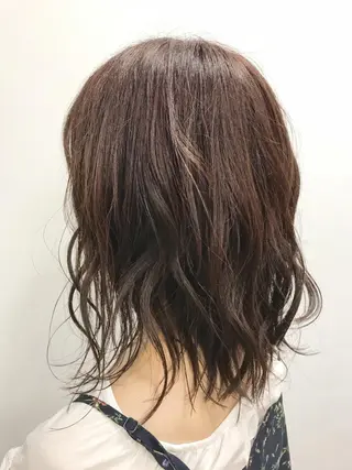 ミディアム カラー 池田 雄太 ✨美髪縮毛矯正✨のヘアスタイル