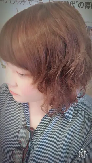 ショート カラー パーマ mai /Lita中央橋のヘアスタイル