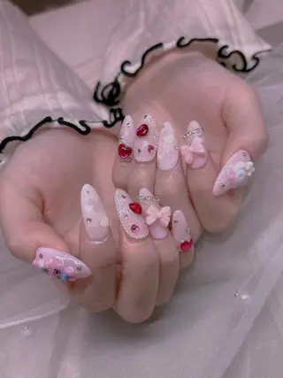 ネイル 長さだし専門店 M2　rikaのネイルデザイン