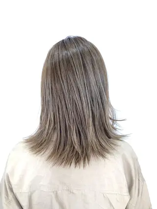 セミロング カラー インナーカラー/ ストレート/奥野洸也のヘアスタイル