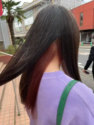 ロング ヘアメイクアクト都賀 國吉のヘアスタイル