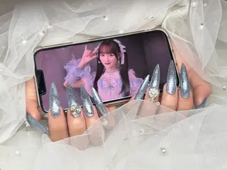 ネイル WAKANA 𖤐 ̖́-のネイルデザイン