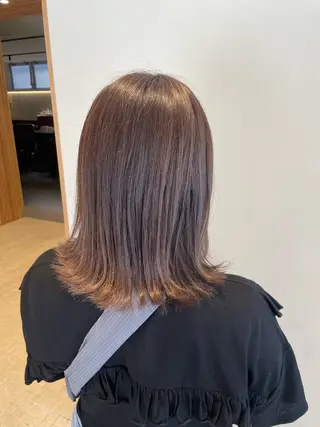 ミディアム カラー いまじゅく あおいのヘアスタイル