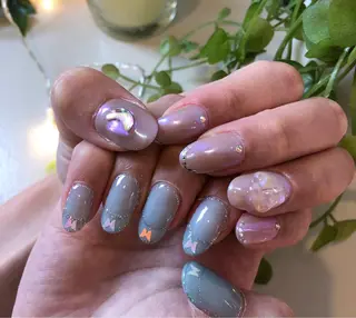 ネイル パラあり！フィルイン 推しネイル大歓迎！のネイルデザイン