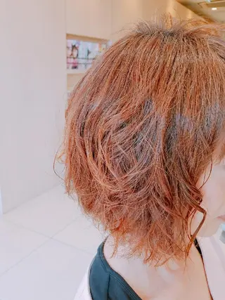 ショート パーマ 中村 真依のヘアスタイル