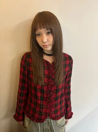 ロング 似合わせレイヤーカ ット　ʚɞ riiのヘアスタイル