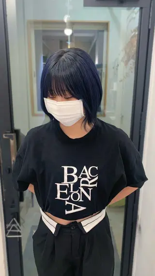 ミディアム カラー MEGULI所属・新田 琴美/ 透明感/レイヤーのヘアスタイル