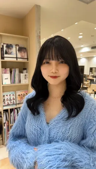 ロング カラー 新宿／透明感カラー/ 髪質改善/早野大空のヘアスタイル