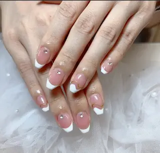 ネイル 🎀erika 長さだし💗モチ最高のネイルデザイン