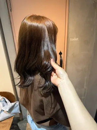 カラー クキノケイカ /暖色カラーのヘアスタイル