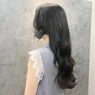 ロング 所渉/韓国レイヤー /ウルフカットのヘアスタイル