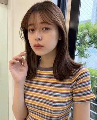 カラー BROOK.ブルック所属・奥野 涼香のヘアスタイル