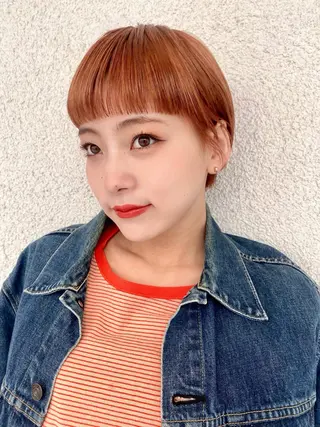 ショート カラー パーマ ヘアアレンジ ANBRERA　中目黒所属・mina ☺︎ 中目黒 中野のヘアスタイル