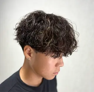 ショート パーマ メンズ 【メンズ特化】 池田大成✂︎のヘアスタイル