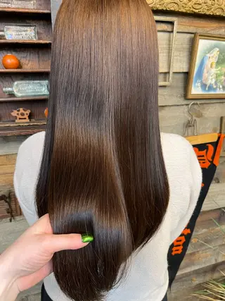 ロング カラー RuBell所属・川崎 かなでのヘアスタイル