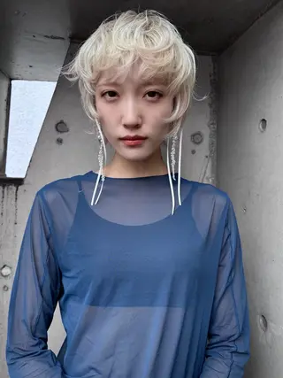 ショート 銀座/MINX 宇都 愛梨/デザインカットのヘアスタイル