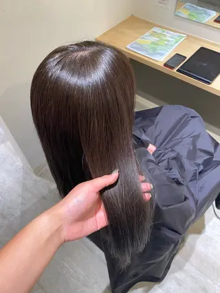 カラー diar江ノ島所属・mai🤍透明感/ 縮毛矯正/藤沢江ノ島のヘアスタイル