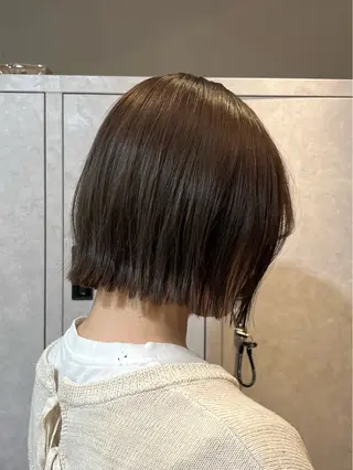 ショート カラー 神戸ボブ✂️ ioe三宮/田 伸佳のヘアスタイル