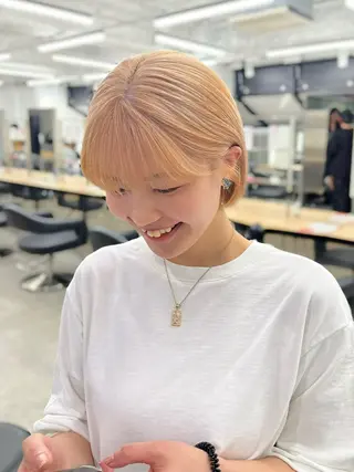 ショート モテヘア/グレージュ /ボブ/前原汐🎐のヘアスタイル