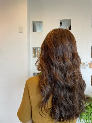 ロング カラー 🌸小掛🌸 豊橋外国人風カラーのヘアスタイル