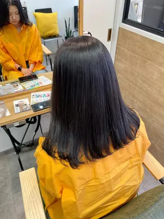 セミロング カラー ブリーチ/ハイトーン 🌏💊RAINEのヘアスタイル