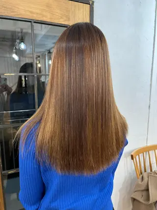 セミロング SALOWIN新宿三丁目frente所属・髪質改善/艶カラー MISATOのヘアスタイル