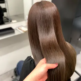 ロング 鎌取/透明感カラー /ボブ/顔まわりのヘアスタイル