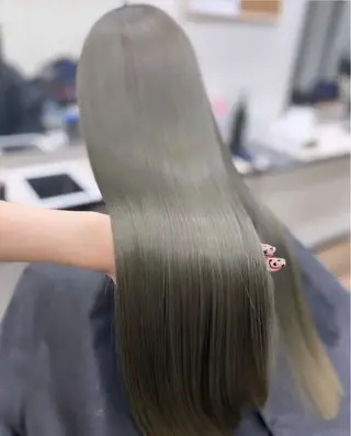 ロング カラー ヘアアレンジ 髪質改善/ TECHIのヘアスタイル