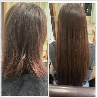 ミディアム エクステブリーチ矯正 griFFicaのヘアスタイル