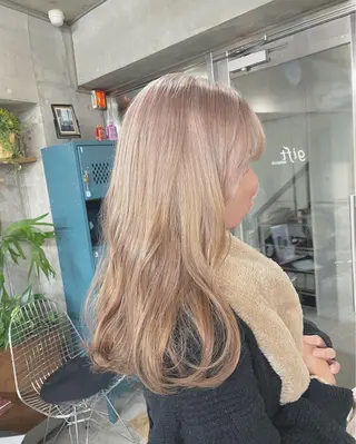 ロング カラー 🫧BUBBLES 新所沢　かとうゆきのヘアスタイル