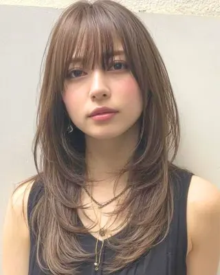 ロング ☁️透明感カラー× レイヤー ☁️ノアのヘアスタイル