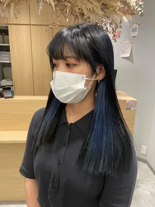 ミディアム カラー Zina【梅田】 /田中 沙弥のヘアスタイル