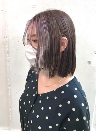 ショート カラー 木村陸弥 似合わせ 透明感カラー🌿のヘアスタイル