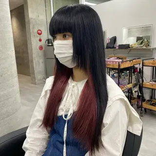 ロング カラー Welring hair salon所属・Runa/大人 かわいいハイトーンのヘアスタイル