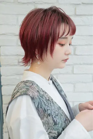 ショート 🫧ボブ／縮毛矯正／ 韓国／ゆーな🫧‪のヘアスタイル