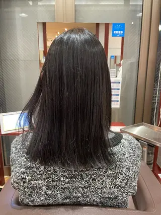 ミディアム 福田 秀好のヘアスタイル