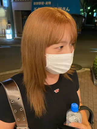 カラー 林本 来夢のヘアスタイル