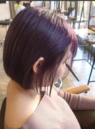 ショート メンズバレイヤージュ 斉藤春のヘアスタイル